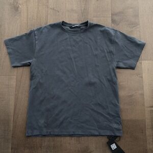 Valabasas Men's Gray Embroidered Crew Neck T-Shirt Size Medium NWT